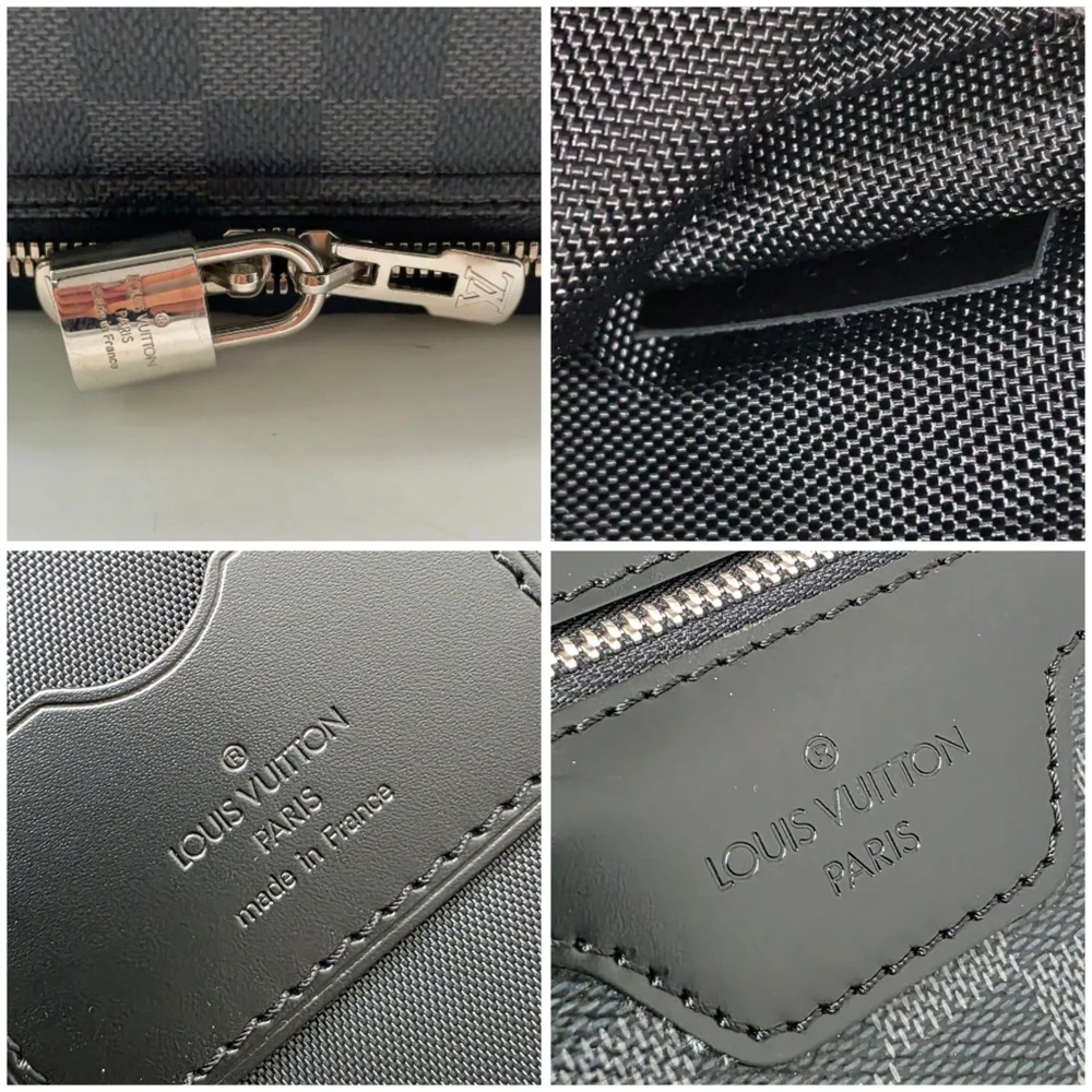 Louis Vuitton Damier Graphite Pegasus 55 Checkered Travel Luggage